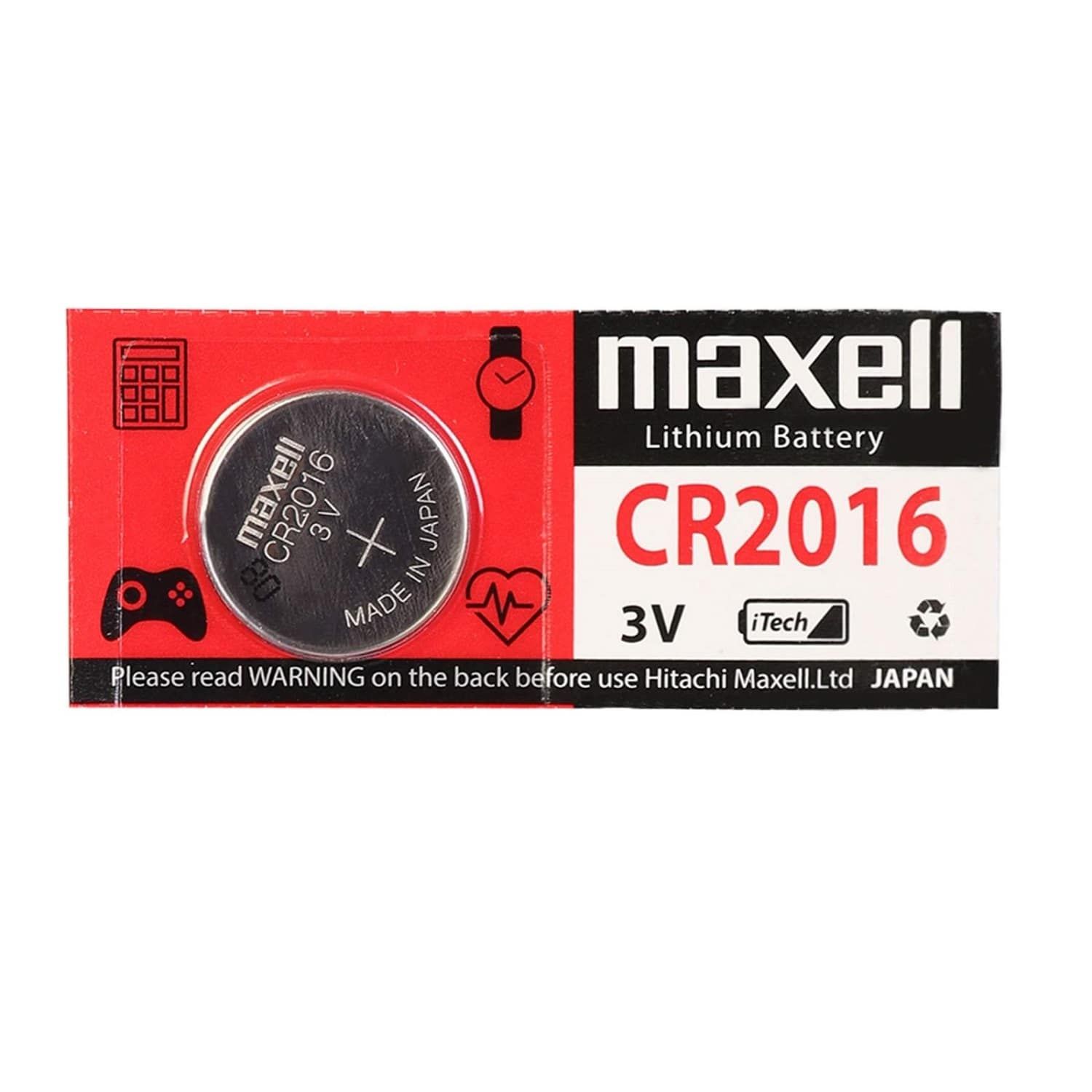 باتری سکه ای مکسل مدل MAXELL CR2016