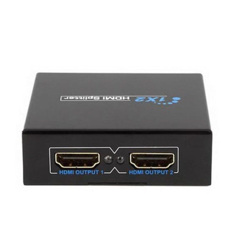 اسپلیتر 2 پورت HDMI به همراه آداپتور