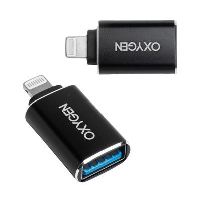 مبدل OTG لایتنینگ اکسیژن مدل OXYGEN Lightnin to USB R-1 | فروشگاه ...