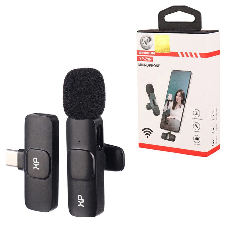 میکروفون بی سیم یقه ایی ایکس پی مدل XP Z9N Type-C