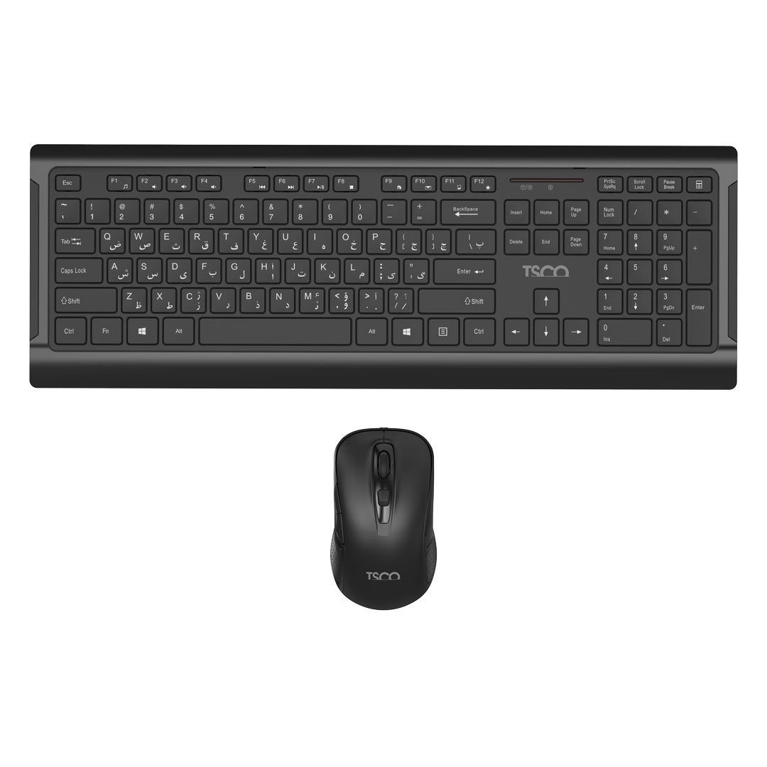 کیبورد و ماوس بی سیم تسکو مدل TSCO TKM7023W