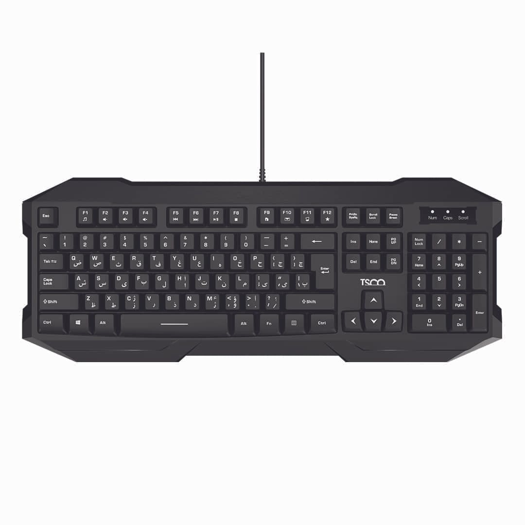 کیبورد سیمی تسکو مدل TSCO TK8041
