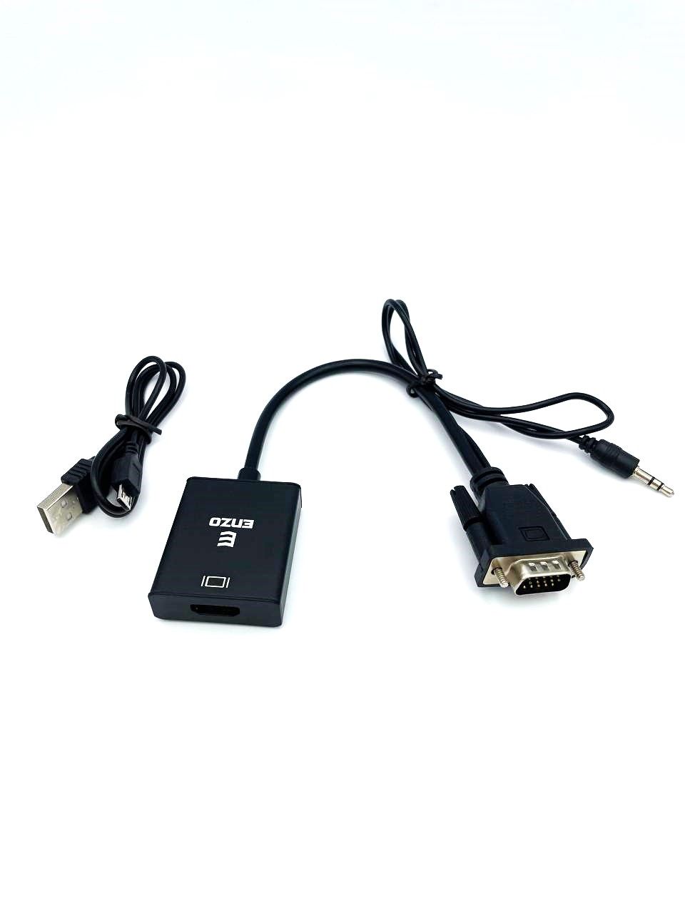 مبدل VGA به HDMI برقدار انزو مدل ENZO VG-51