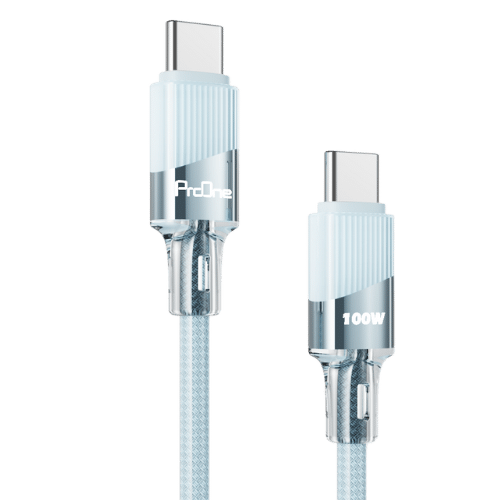 کابل شارژ و انتقال داده Type-C به Type-C پرووان مدل PROONE PCC133 PD 100W