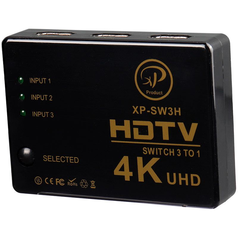 سوییچ 3 پورت HDMI ایکس پی مدل XP SW3S 3Port