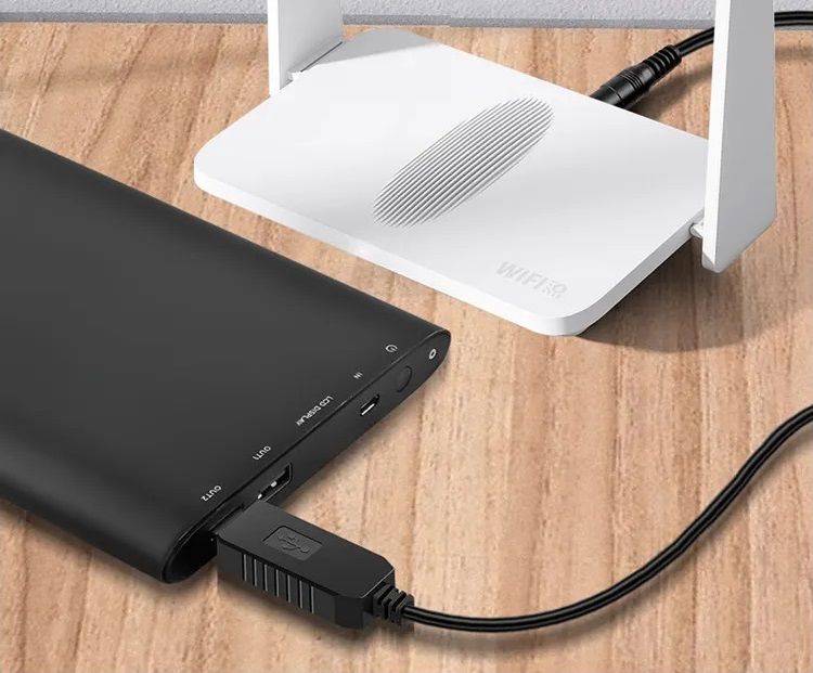 کابل تبدیل USB به DC مدل 9V طول 1 متر