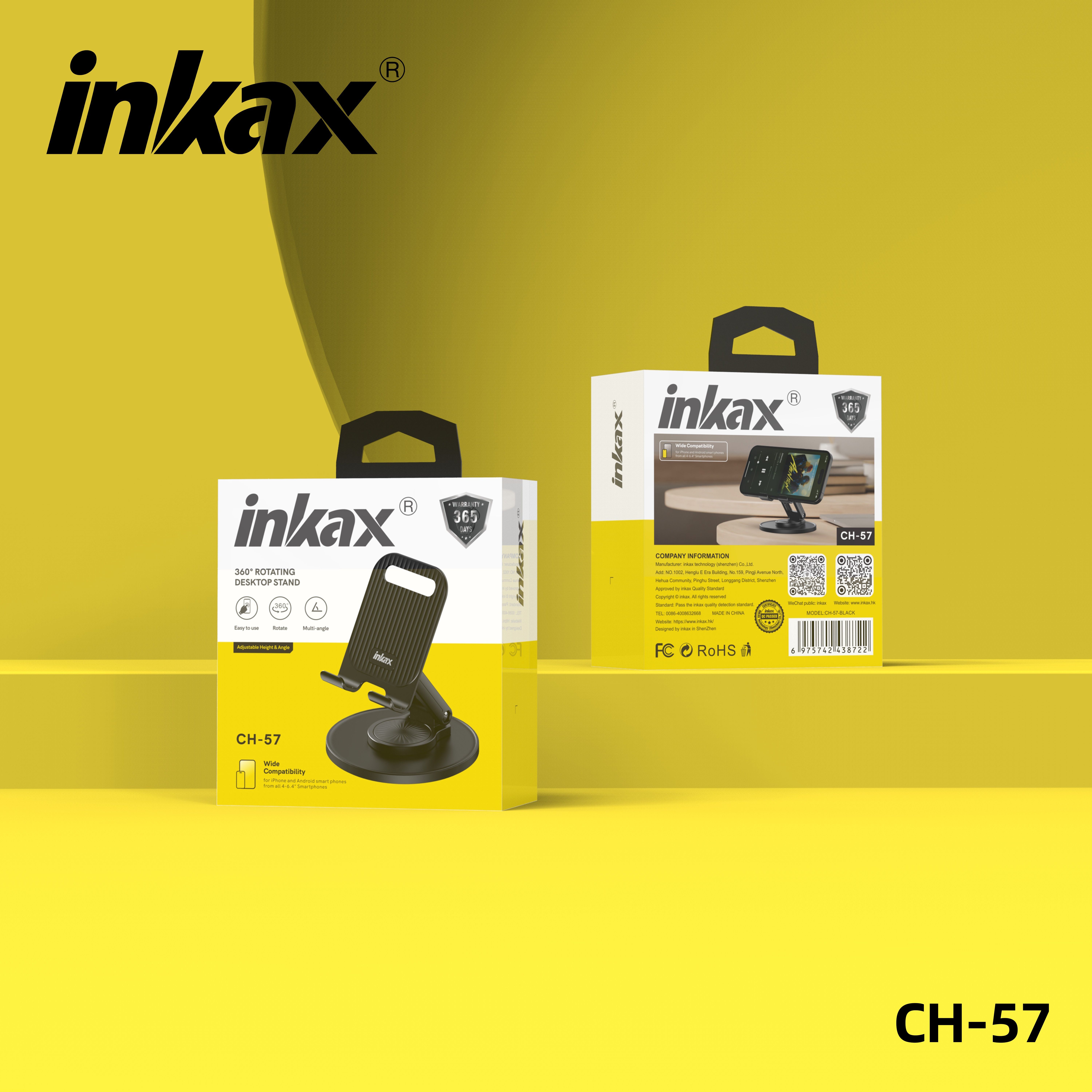 پایه نگهدارنده تاشو گوشی اینکاکس مدل INKAX CH-57