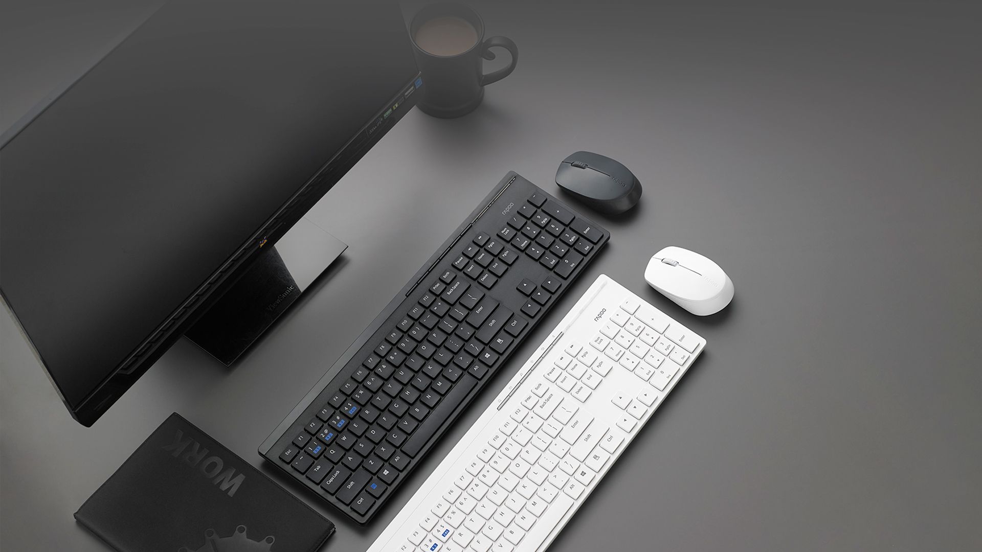 کیبورد و ماوس بی سیم بلوتوثی رپو مدل RAPOO 8110M