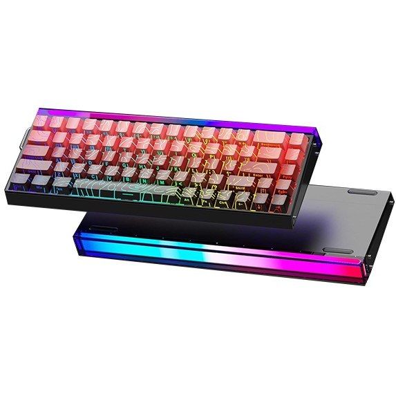 کیبورد گیمینگ سیمی مکانیکال آئولا مدل AULA HERO68HE DRAGON KING MAGNETIC SWITCH