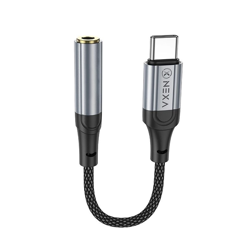 کابل تبدیل Type-C به جک 3.5 میلیمتری نکسا مدل NEXA LX20 طول 12 سانتی متر