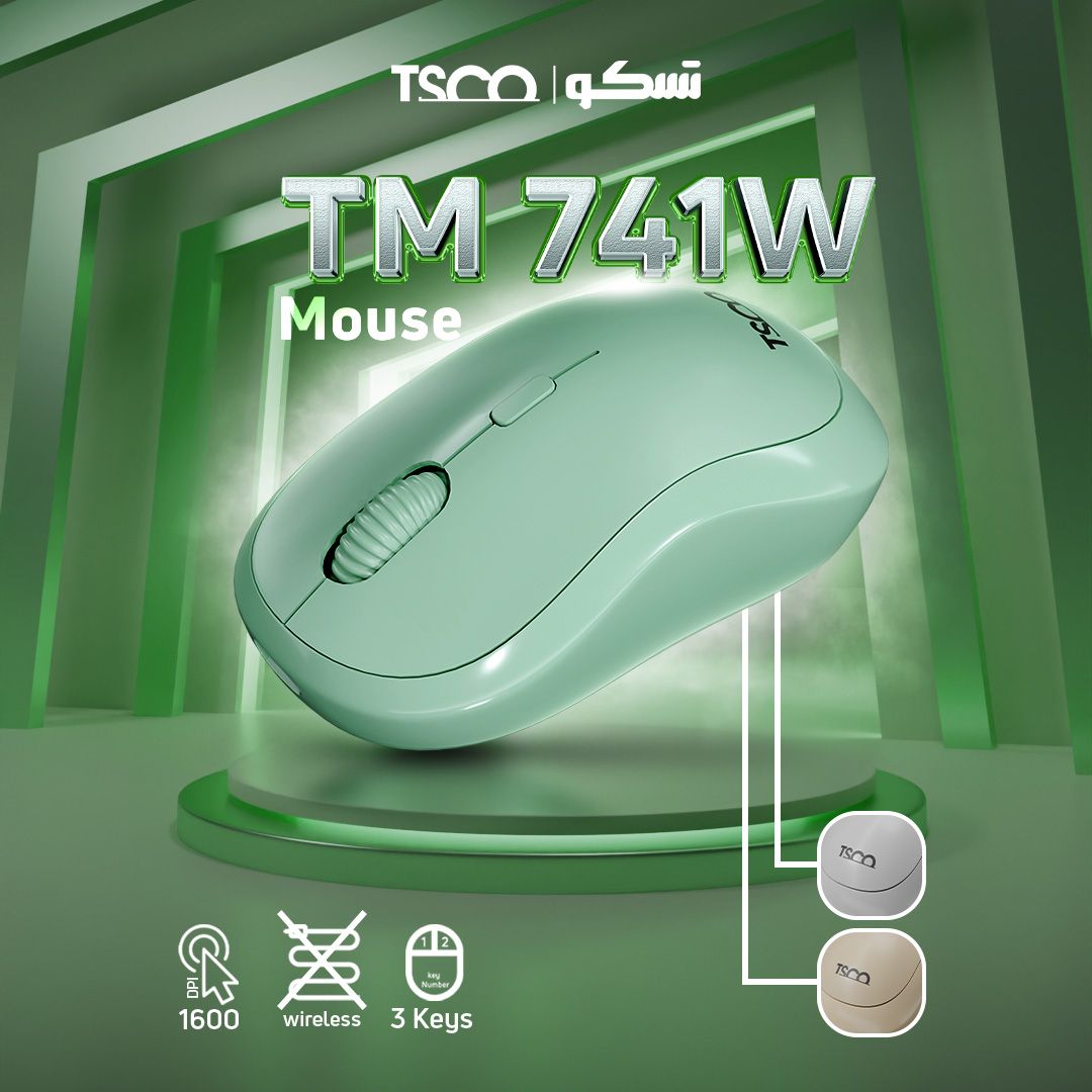 ماوس بی سیم شارژی تسکو مدل TSCO TM741W