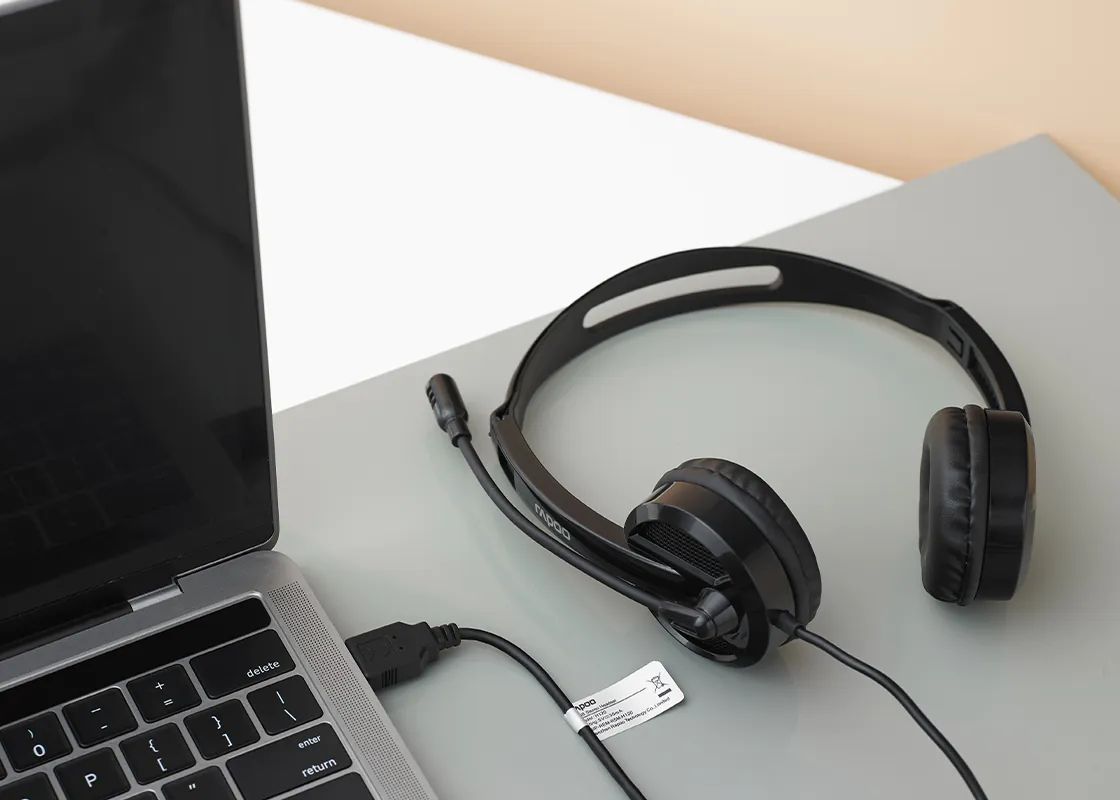 هدست سیمی رپو مدل RAPOO H120