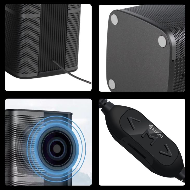 اسپیکر دو تکه سیمی و بلوتوثی کیسونلی مدل Kisonli X26