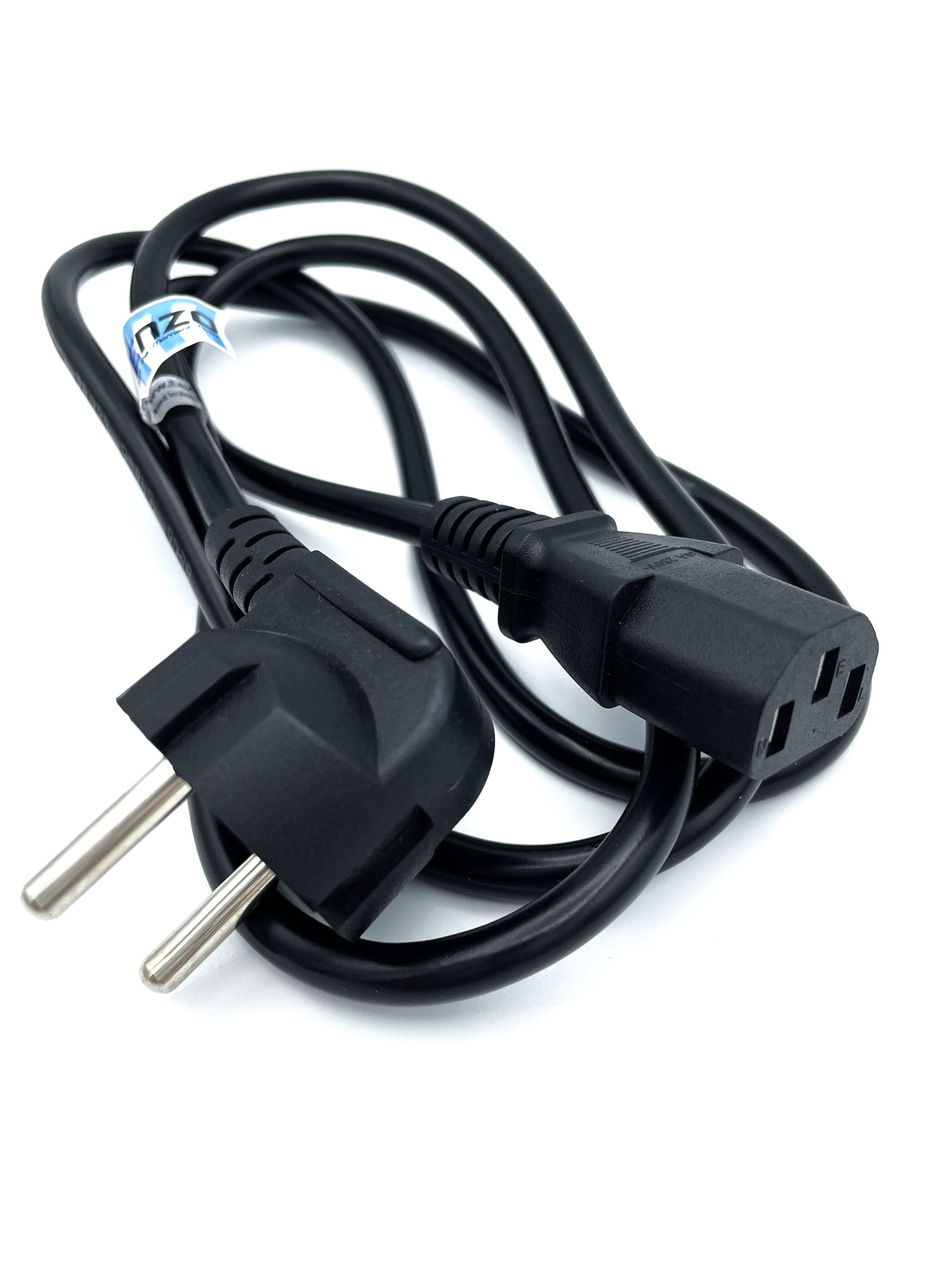 کابل برق سه پین منبع تغذیه کامپیوتر انزو مدل ENZO 3x0.75 طول 1.5 متر