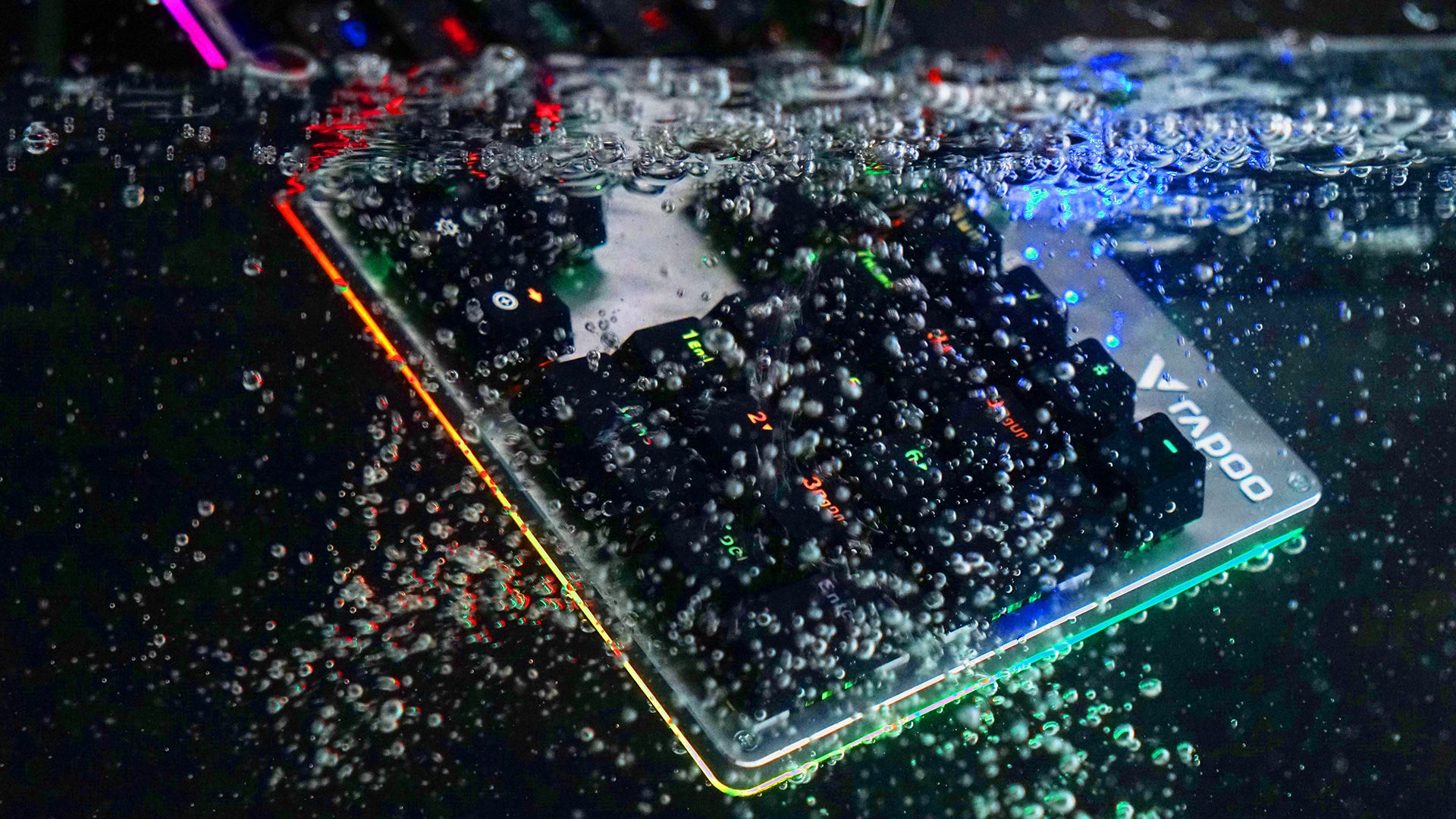 کیبورد گیمینگ سیمی رپو مدل RAPOO V520RGB
