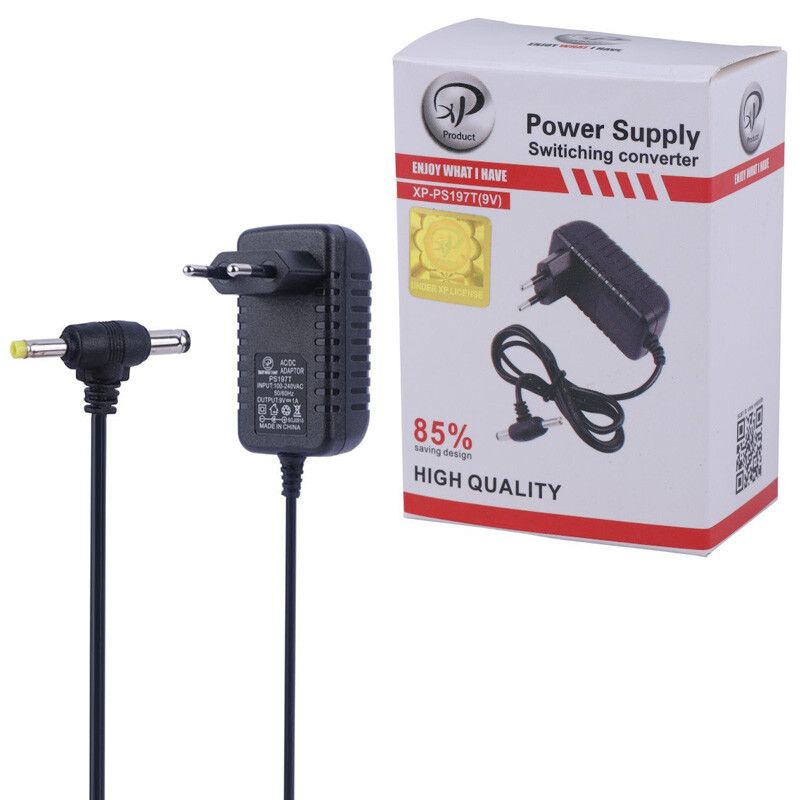 آداپتور 9 ولت 1 آمپر ایکس پی مدل XP PRODUCT XP-PS197T