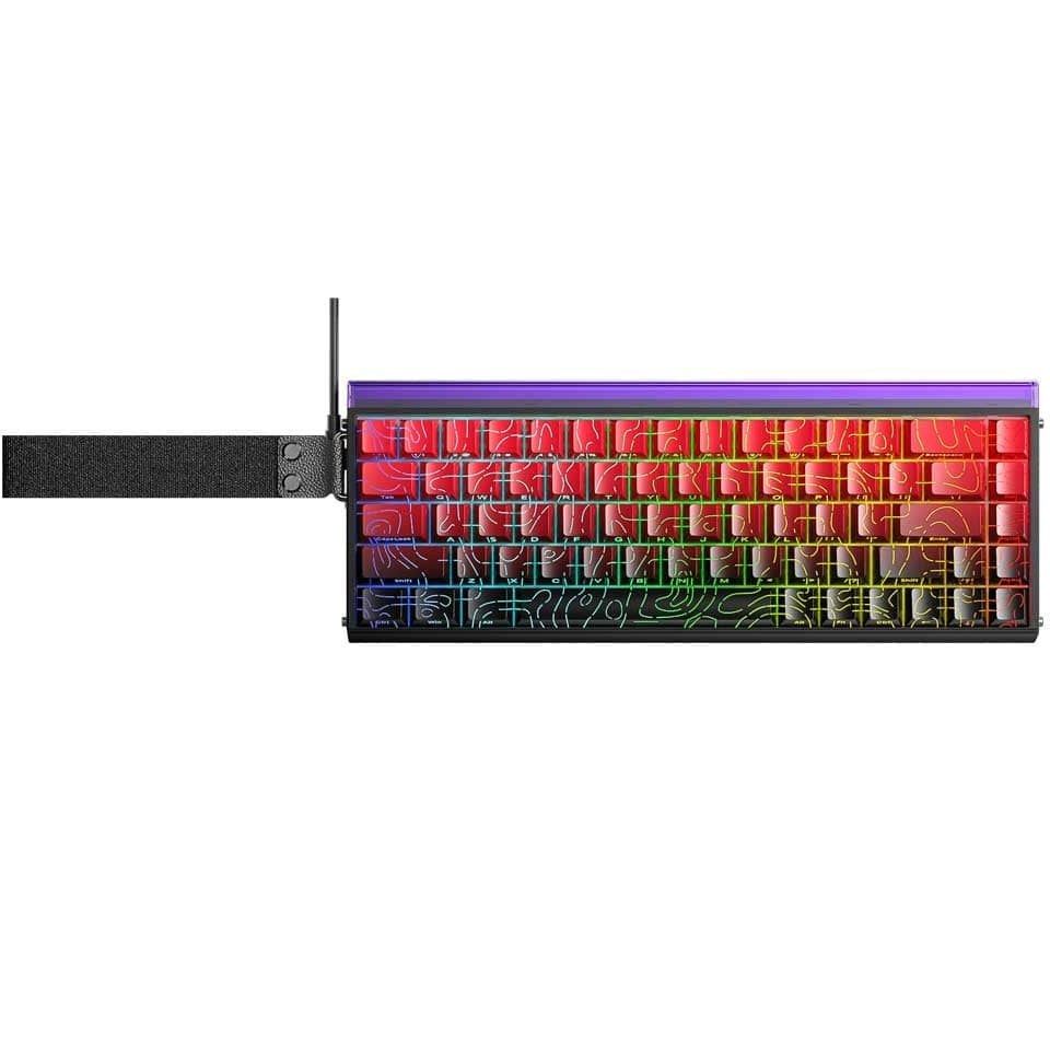 کیبورد گیمینگ سیمی مکانیکال آئولا مدل AULA HERO68HE DRAGON KING MAGNETIC SWITCH