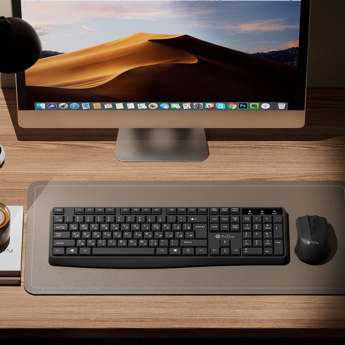 کیبورد و ماوس بی سیم پرووان مدل ProOne PMK25W