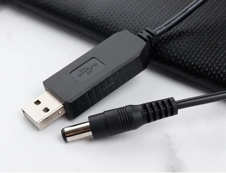 کابل تبدیل USB به DC مدل 9V طول 1 متر