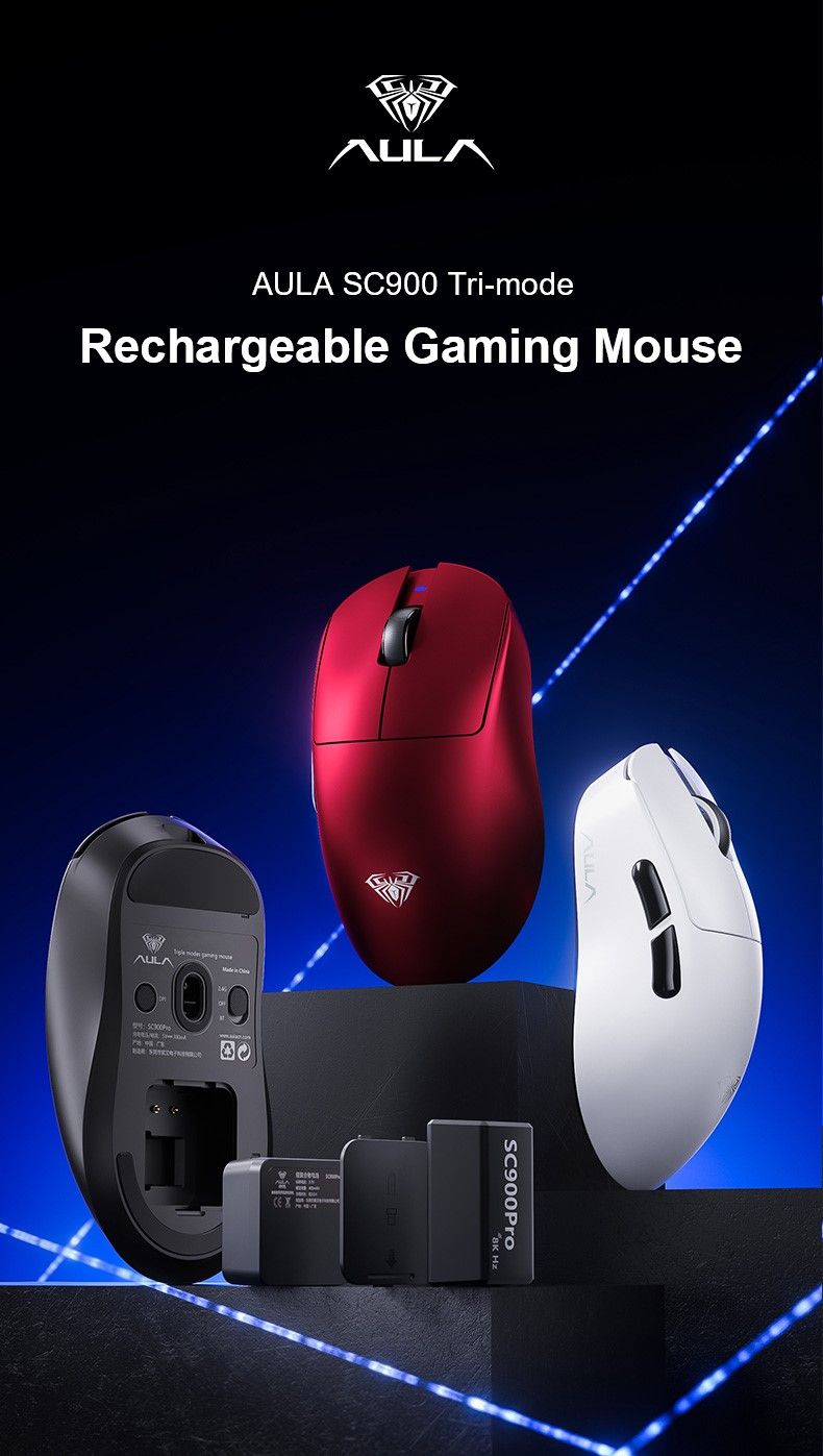 ماوس بی سیم گیمینگ آئولا مدل AULA SC900