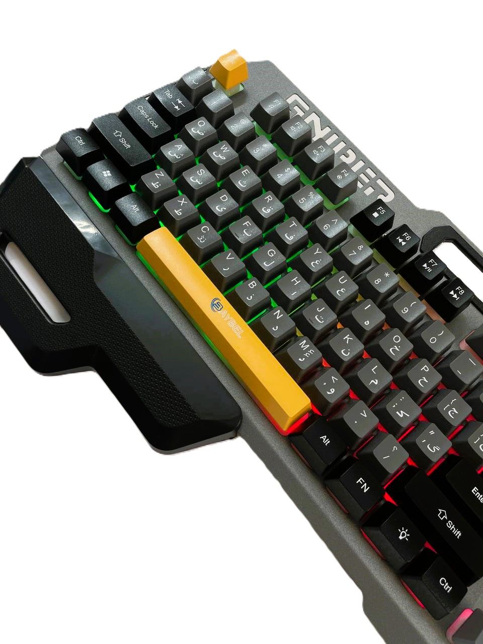 کیبورد سیمی گیمینگ بایبل مدل BAYBEL GK-760