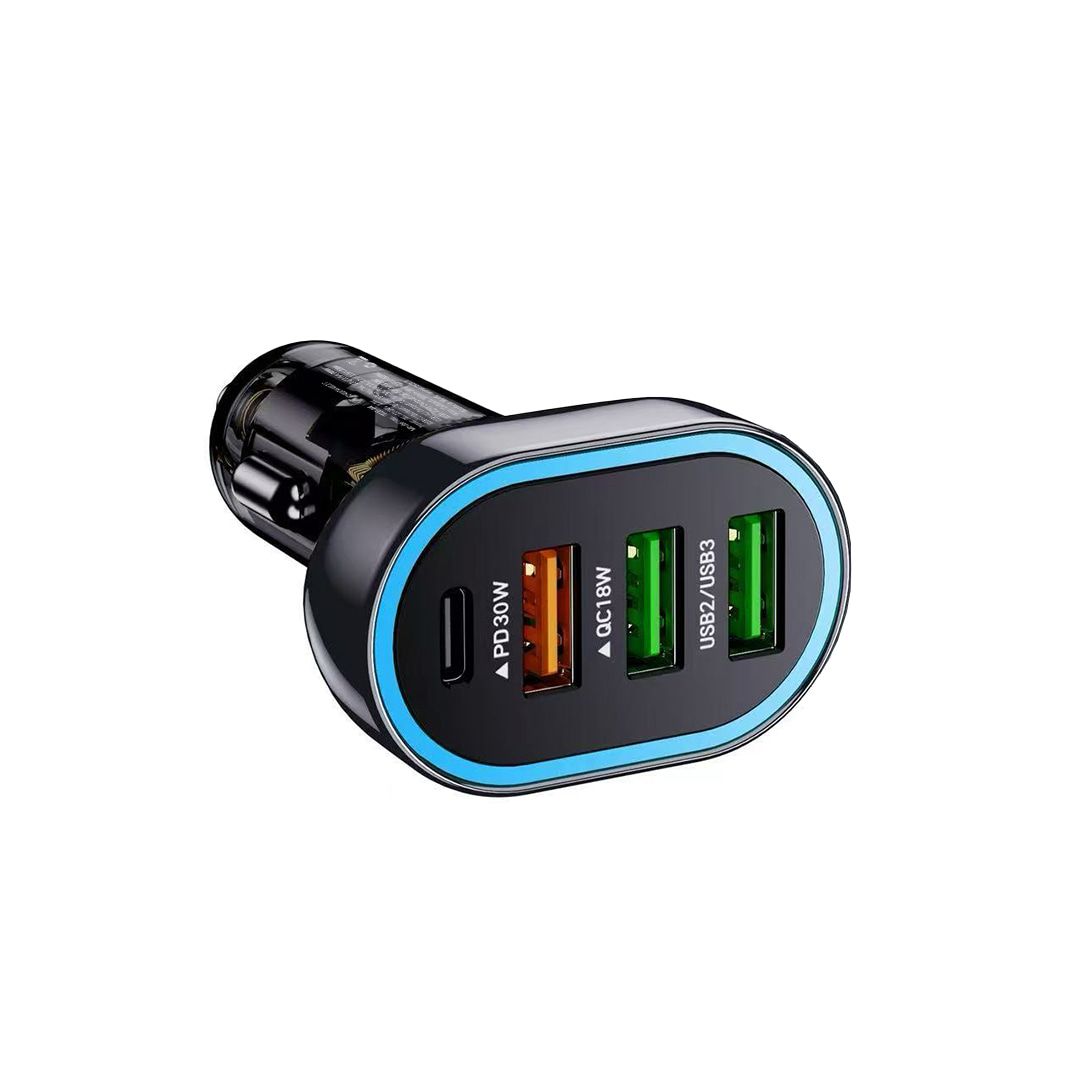 شارژر فندکی فست شارژ خودرو تسکو TSCO TCG44 3A QC3.0 PD 63W