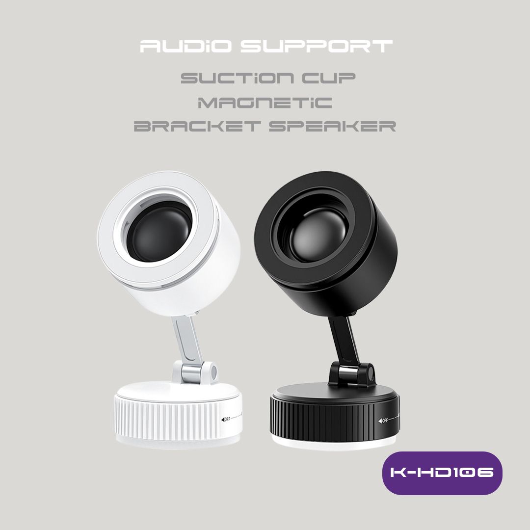 هولدر موبایل مگنتی وکیومی اسپیکردار کلومن مدل KOLUMAN K-HD106