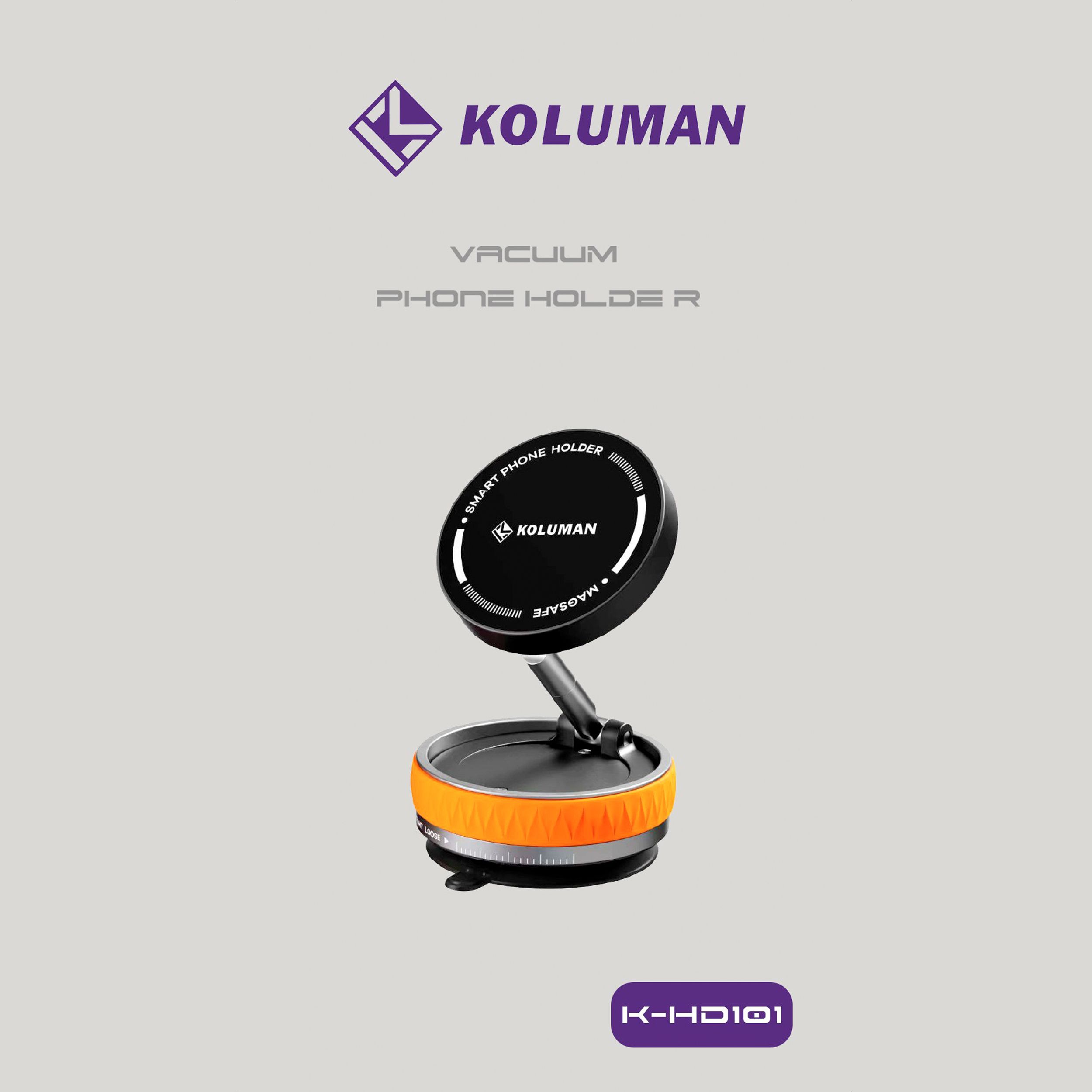 هولدر موبایل مگنتی وکیومی کلومن مدل KOLUMAN K-HD101