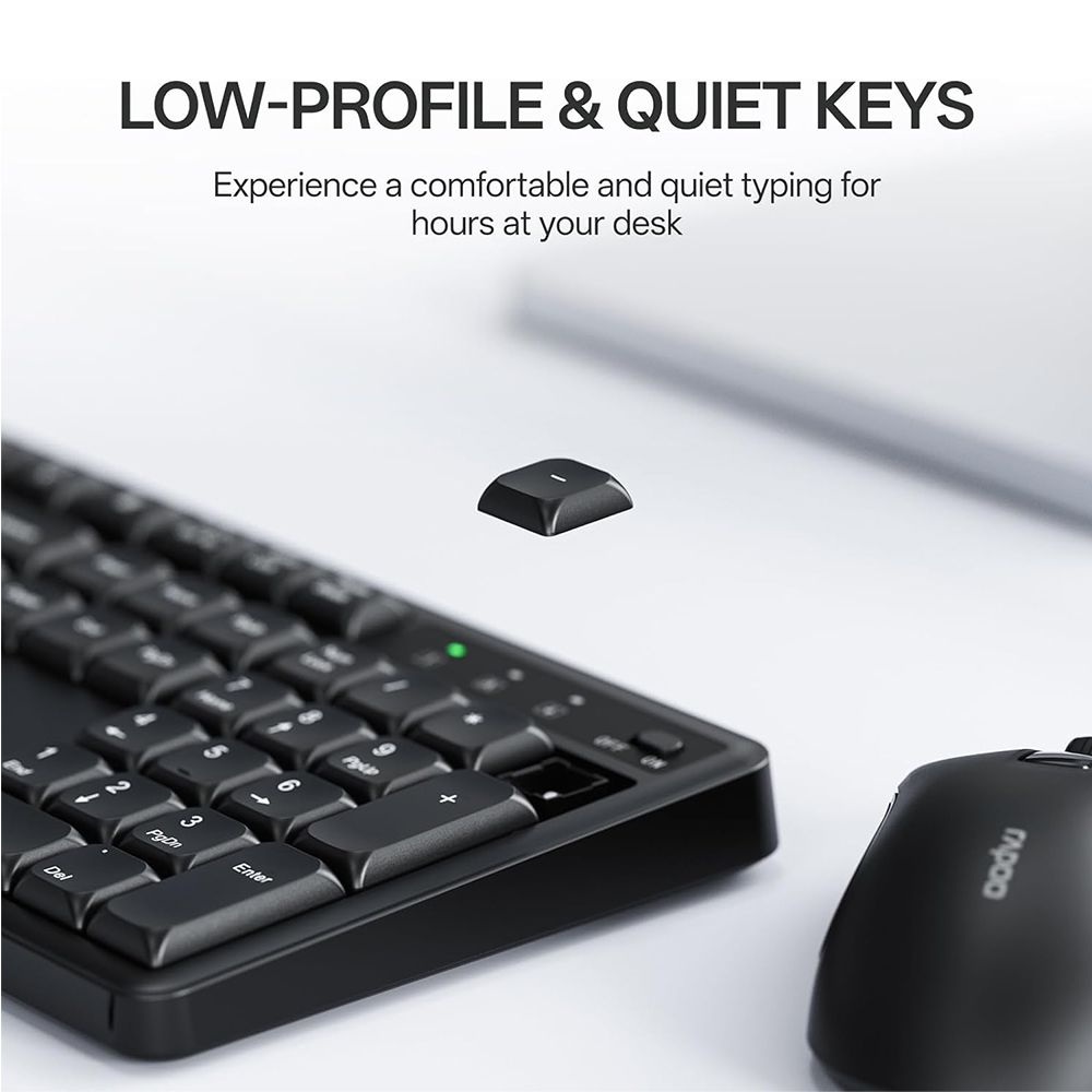 کیبورد و ماوس بی سیم رپو مدل Rapoo X2100