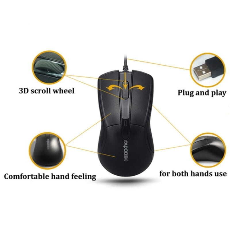 ماوس سیمی رپو مدل Rapoo N1162