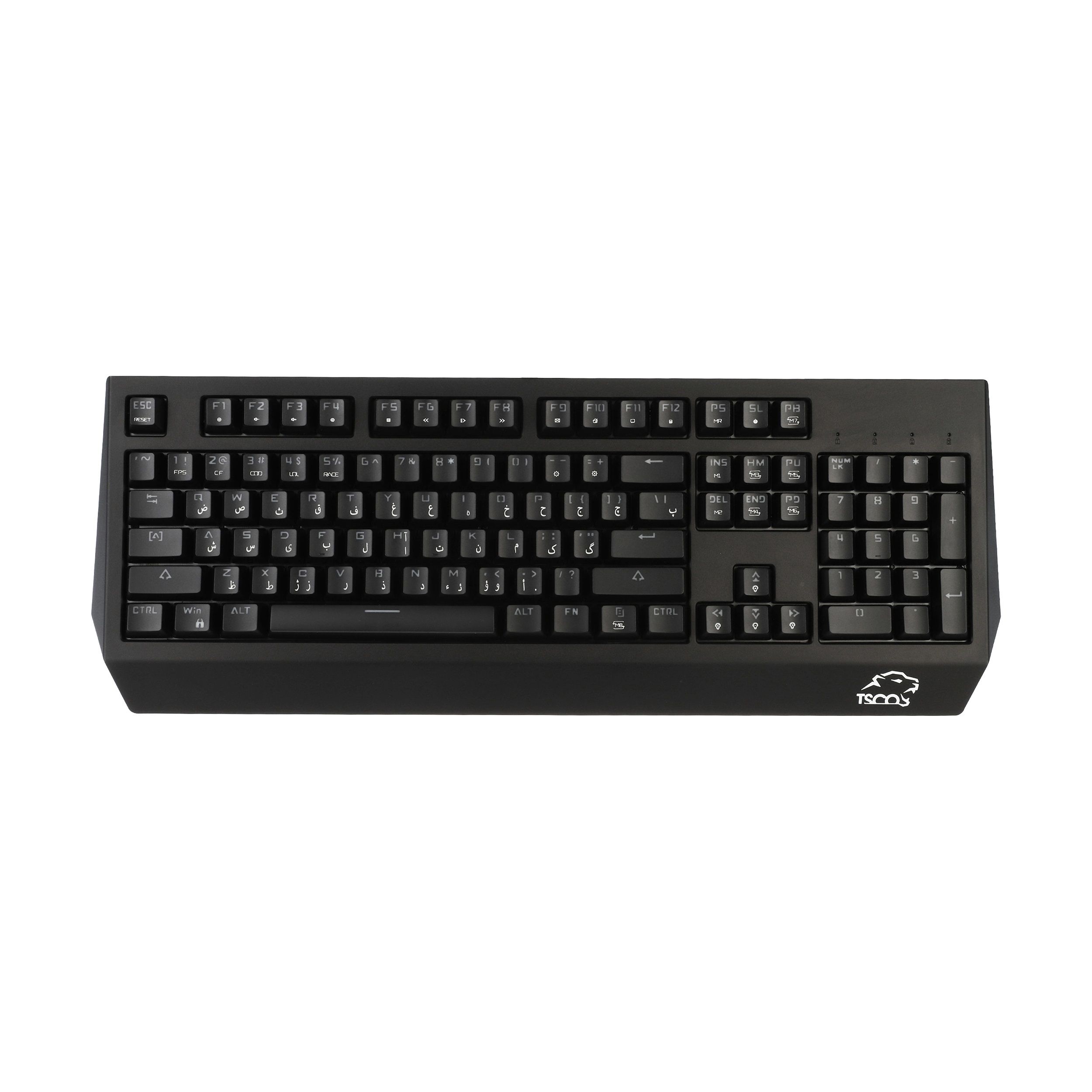 کیبورد گیمینگ سیمی مکانیکال تسکو مدل TSCO GK8127
