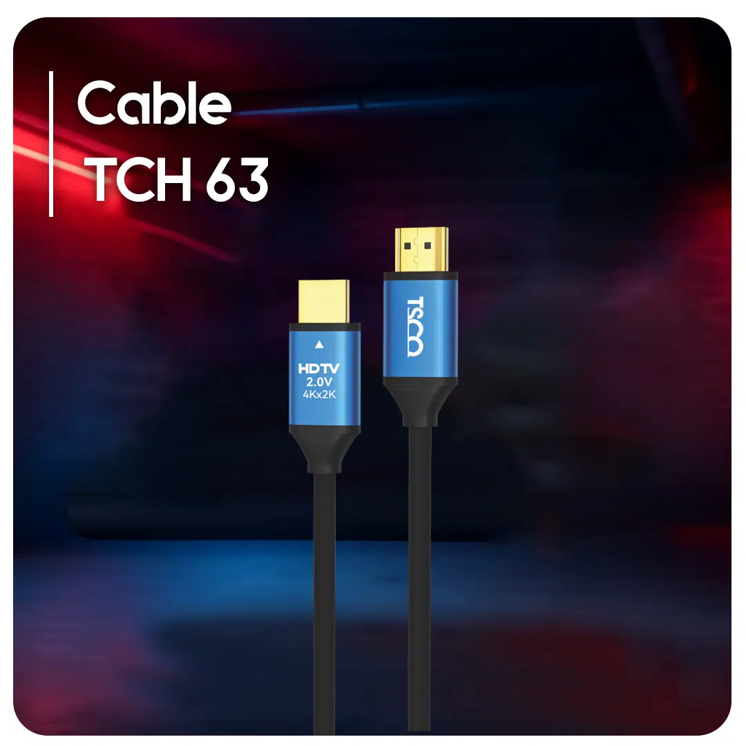 کابل HDMI 4K تسکو مدل TSCO TCH63 طول 10 متر