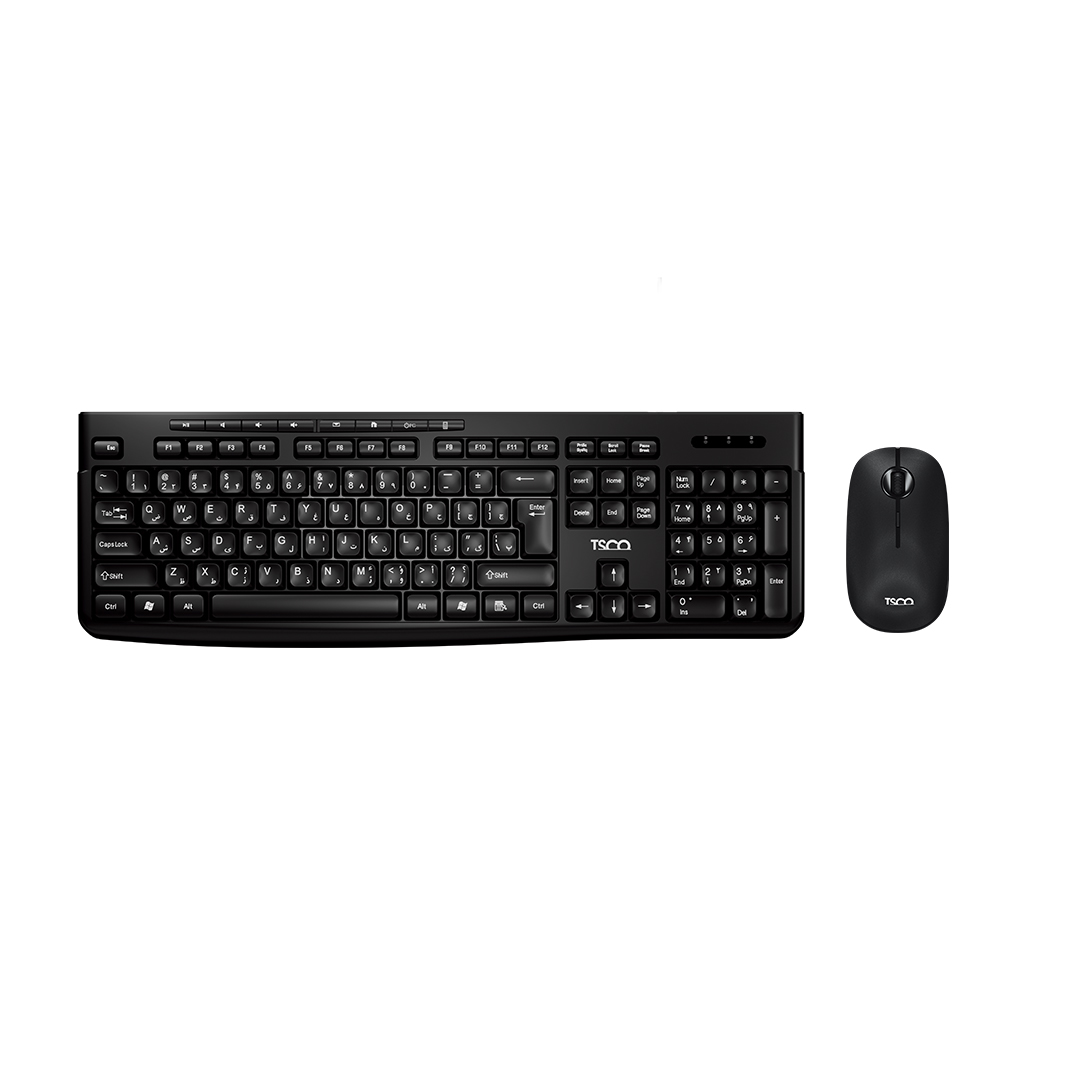 کیبورد و ماوس بی سیم تسکو مدل TSCO TKM7027W