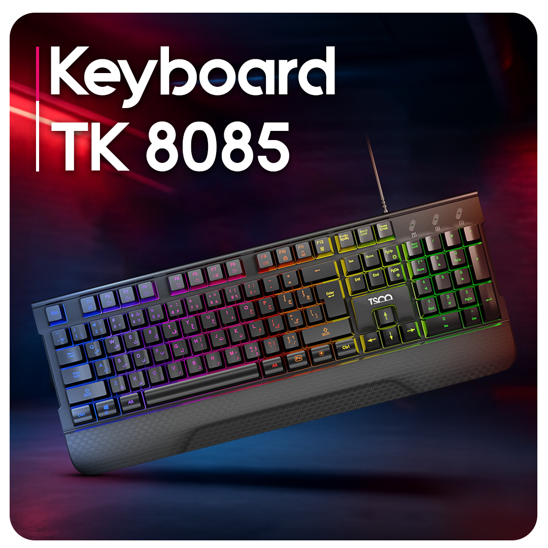 کیبورد گیمینگ سیمی تسکو مدل TSCO TK8085GA
