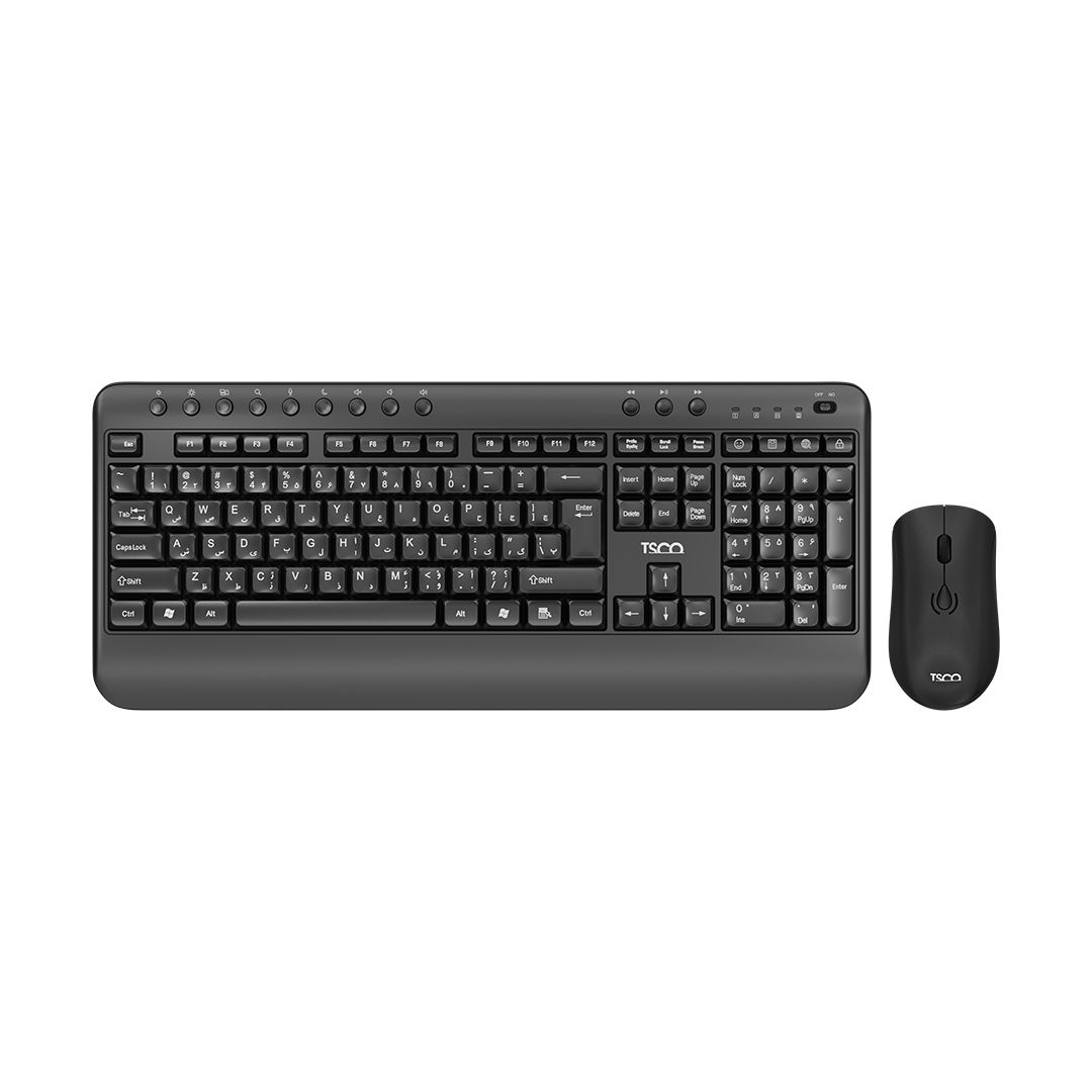 کیبورد و ماوس بی سیم تسکو مدل TSCO TKM7029W