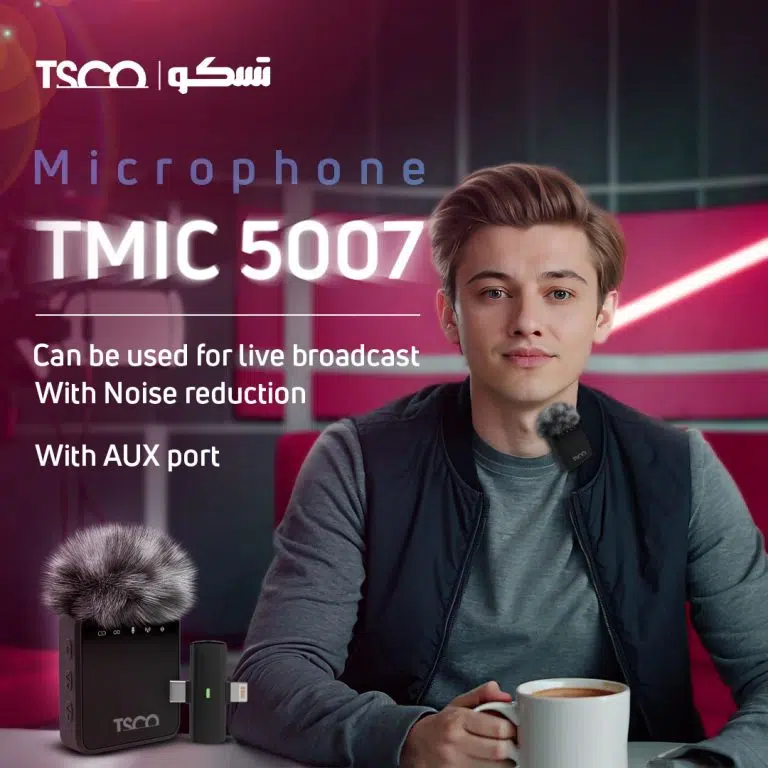 میکروفون یقه ای بی سیم تسکو مدل TSCO TMIC 5007