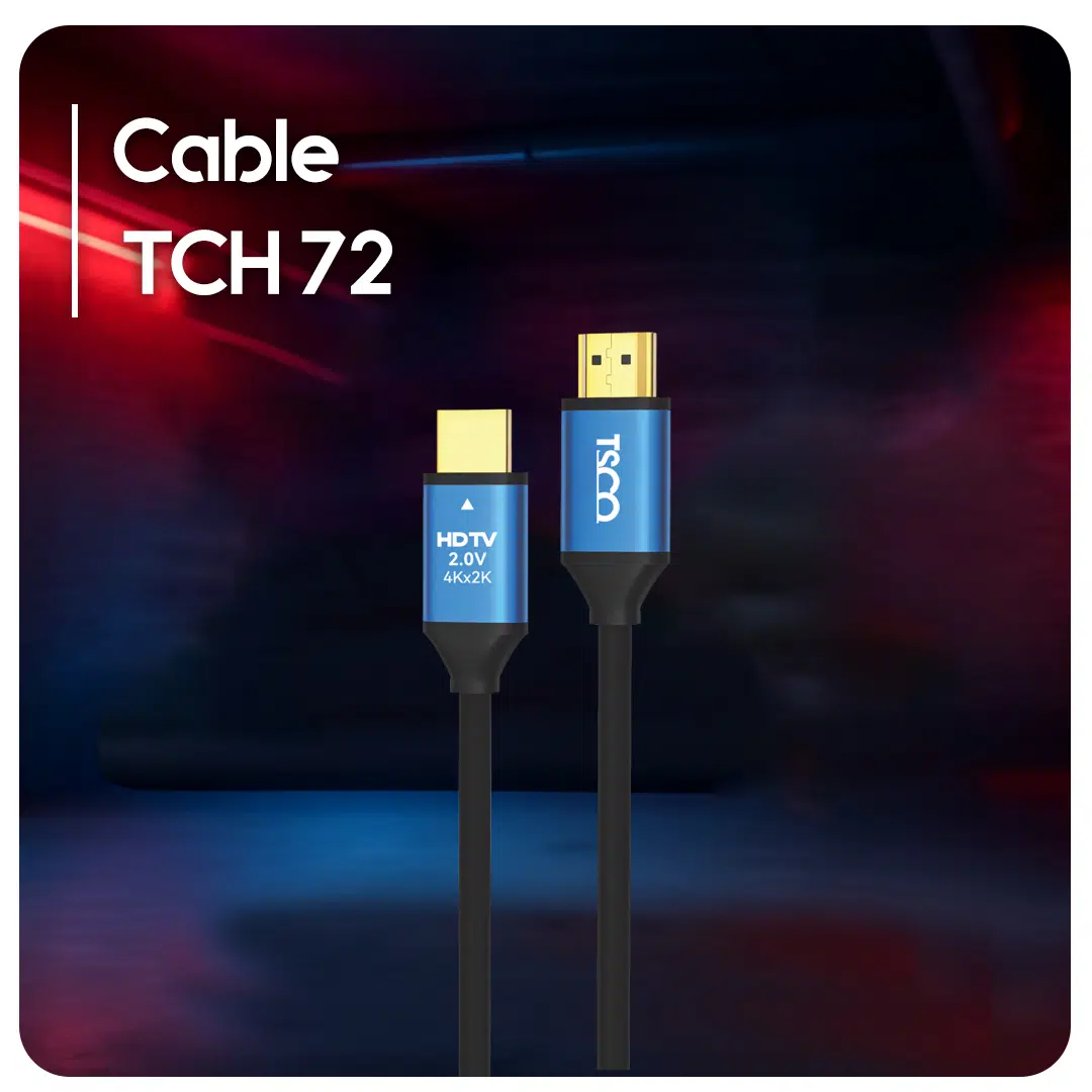 کابل HDMI 4K تسکو مدل TSCO TCH72 طول 20 متر