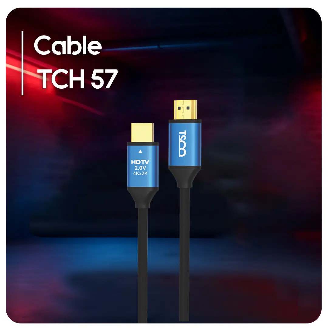 کابل HDMI 4K تسکو مدل TSCO TCH57 طول 3 متر