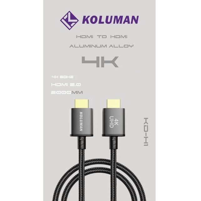 کابل HDMI کلومن مدل KOLUMAN KD-H1 4K طول 2 متر