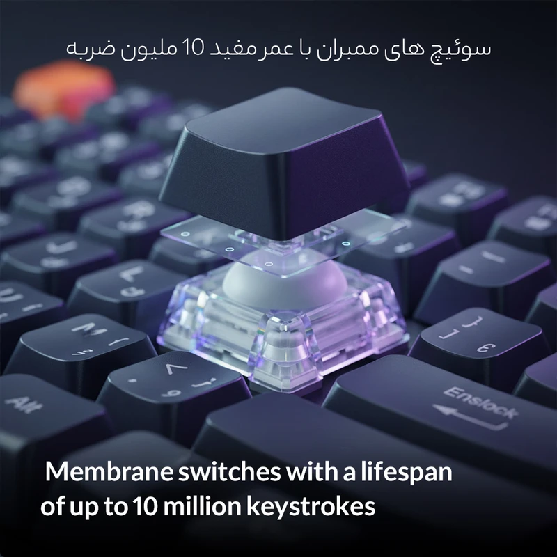 کیبورد گیمینگ سیمی تسکو مدل TSCO GK8311