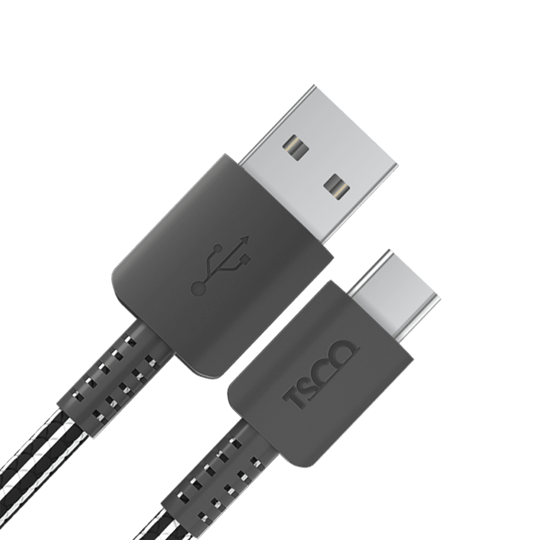 کابل شارژ و دیتا Type-C تسکو مدل TSCO TCC302 طول 1 متر