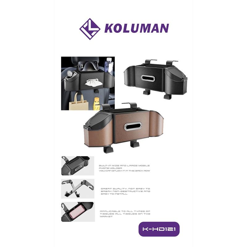 هولدر موبایل گیره ای چند منظوره کلومن مدل KOLUMAN K-HD121