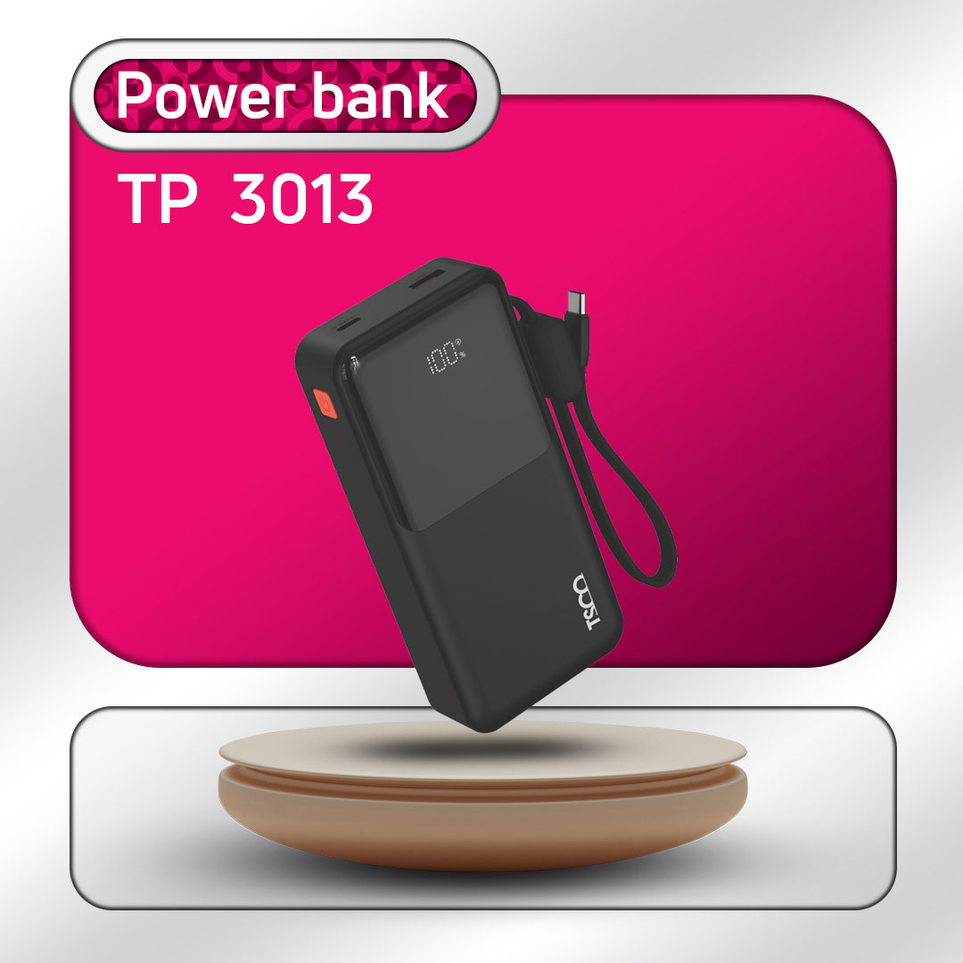 پاور بانک فست شارژ 30000mAh تسکو مدل TSCO TP3013 22.5W