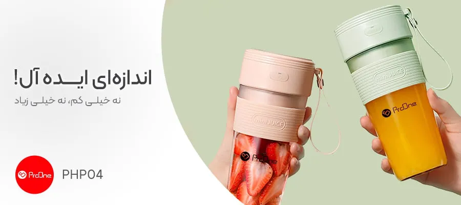 مخلوط کن شارژی قابل حمل پرووان مدل ProOne PHP04