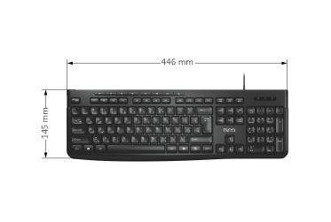 کیبورد سیمی تسکو مدل TSCO TK8025