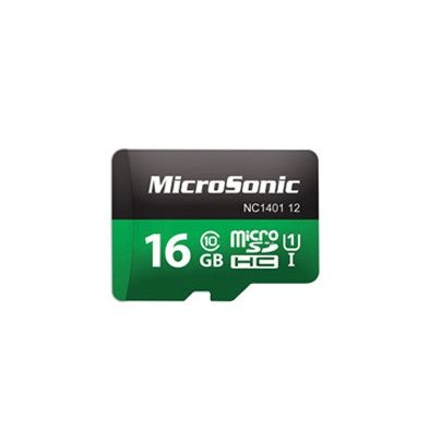 کارت حافظه MicroSDHC میکروسونیک مدل MicroSonic 533X کلاس 10 استاندارد UHS-I U1 سرعت 80MBps ظرفیت 16 گیگابایت