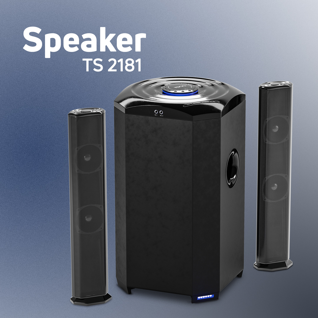 اسپیکر رومیزی سه تکه بلوتوثی تسکو مدل TSCO TS2181