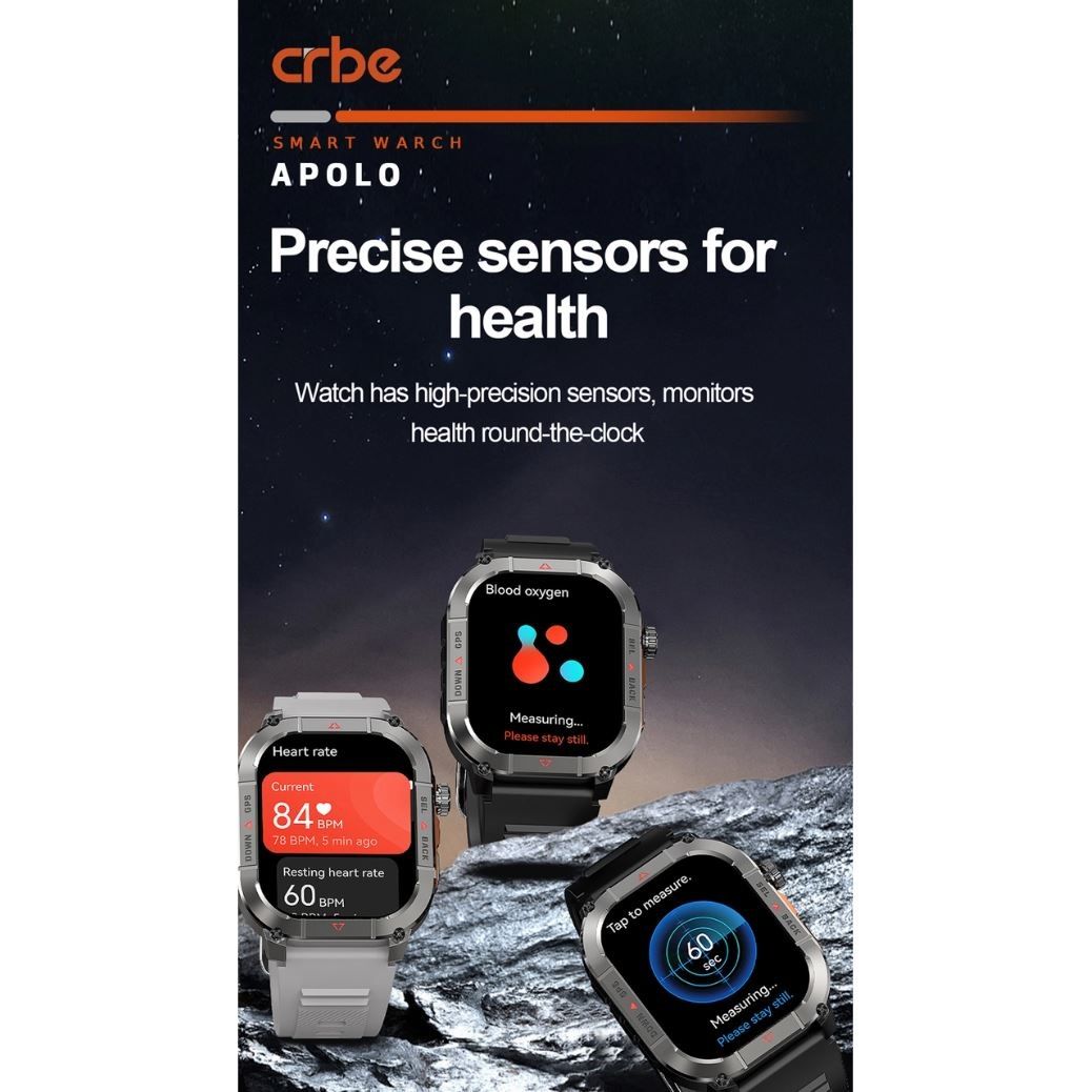 ساعت هوشمند کربی مدل Crbe APOLLO