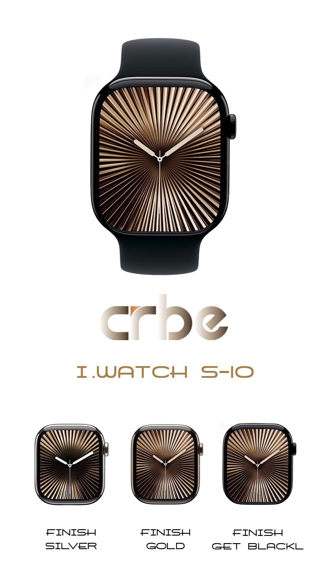ساعت هوشمند کربی مدل Crbe I.Watch S-10
