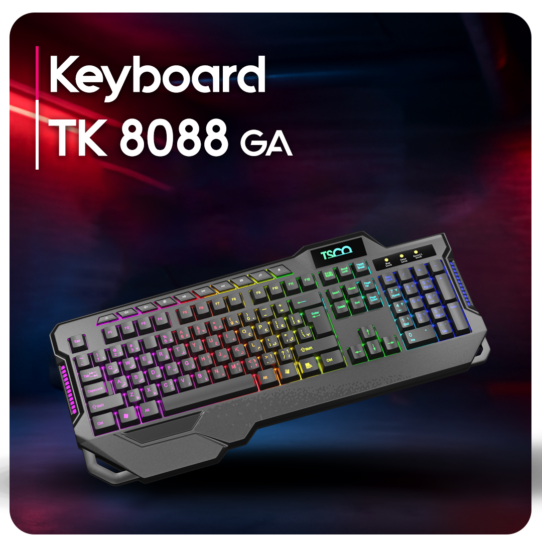 کیبورد سیمی تسکو مدل TSCO TK8088GA